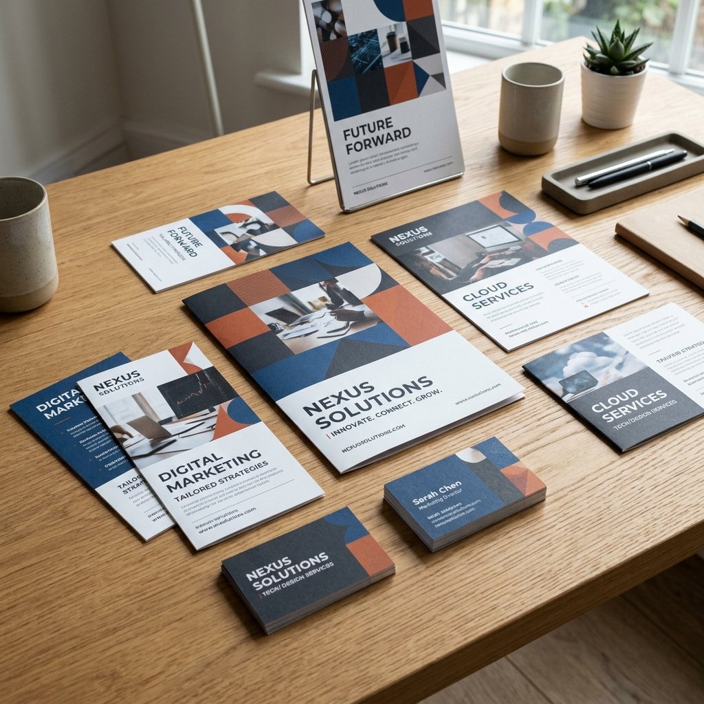 Visiting cards and brochure printing